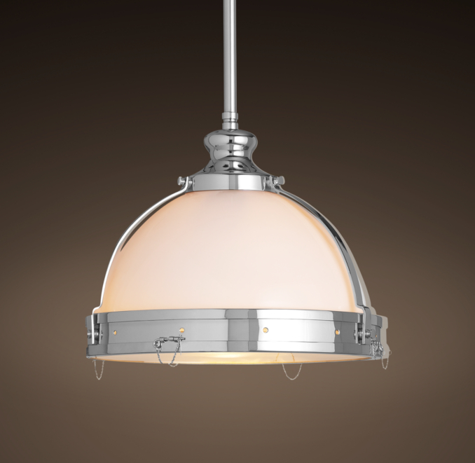 Clemson Classic Pendant 14" Polished Chrome