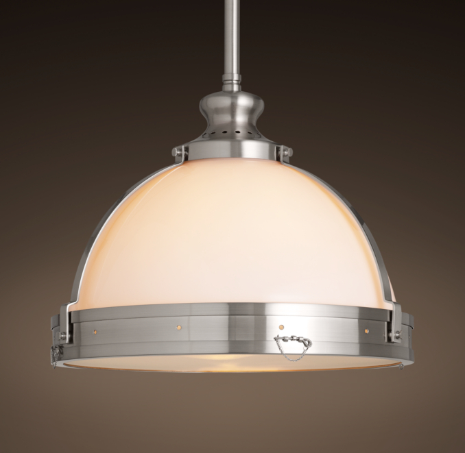Clemson Classic Pendant 18" Satin Nickel