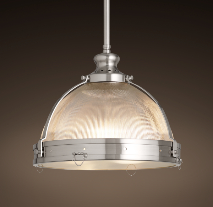 Clemson Pendant 14" Satin Nickel 