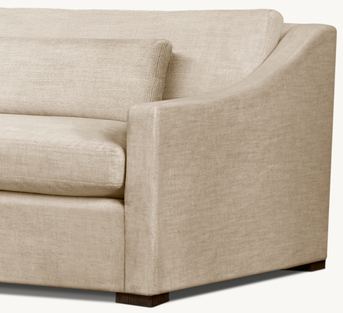 Belgian Classic Slope Arm Upholstered Sofas