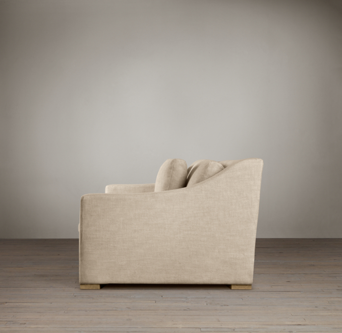 10' Belgian Classic Slope Arm Upholstered Sofa