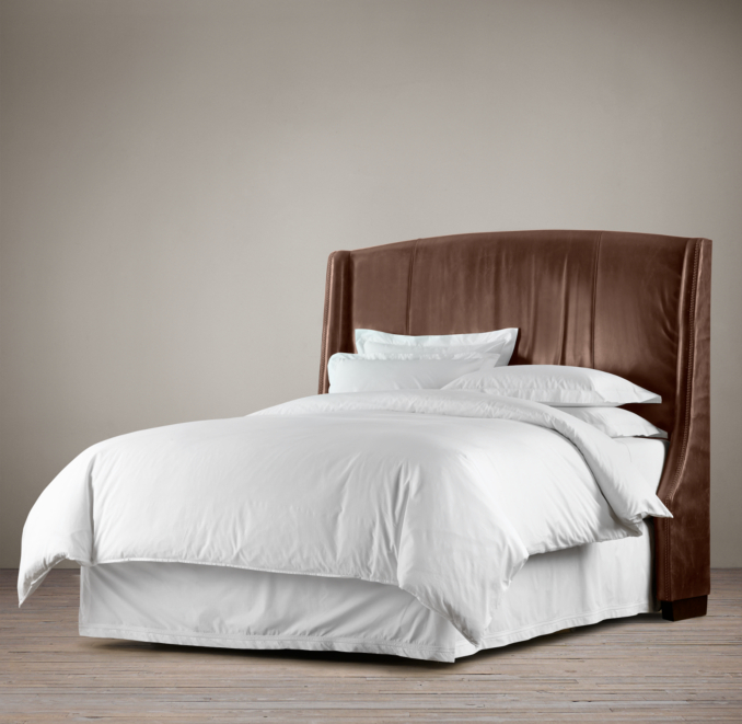 Warner Nailhead Leather 68" Headboard