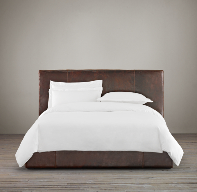 Sullivan Leather Platform Bed