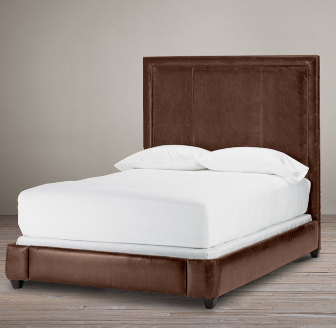 Wallace Leather Bed
