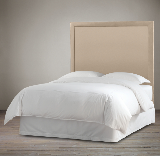 Wallace Upholstered 68" Headboard With Nailheads