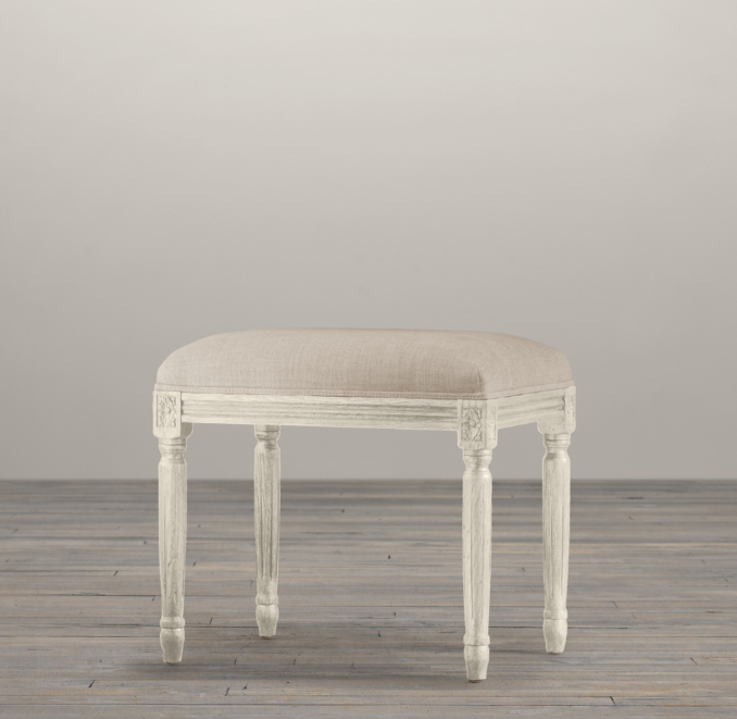 Louis Stool White 