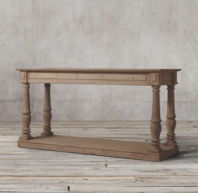 Distressed Rectory Consoles Small