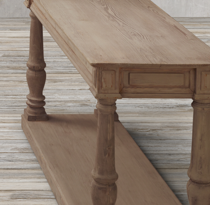 Distressed Rectory Consoles Small