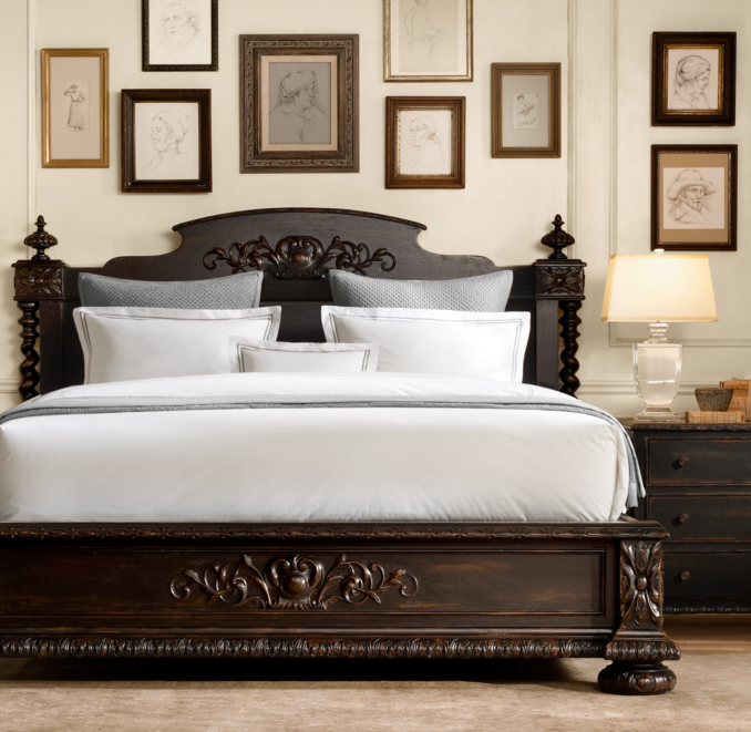 Italian Hotel Satin Stitch White Bedding Swatch