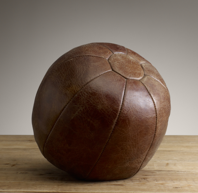 Vintage Leather Training Ball