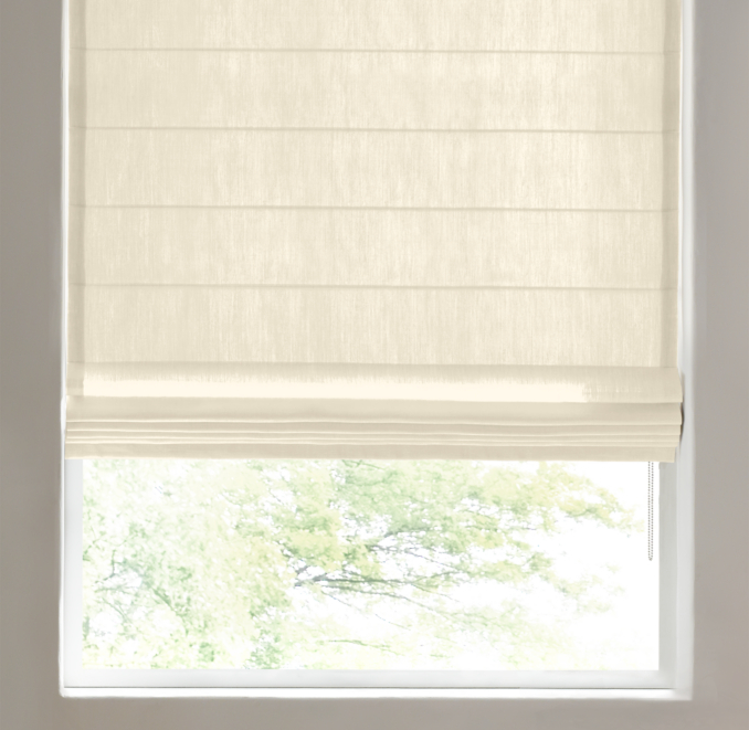 Belgian Opaque Linen Tailored Roman Shade