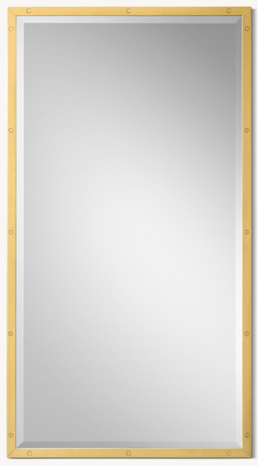 Shown in Polished Brass frame with Polished Brass screws.