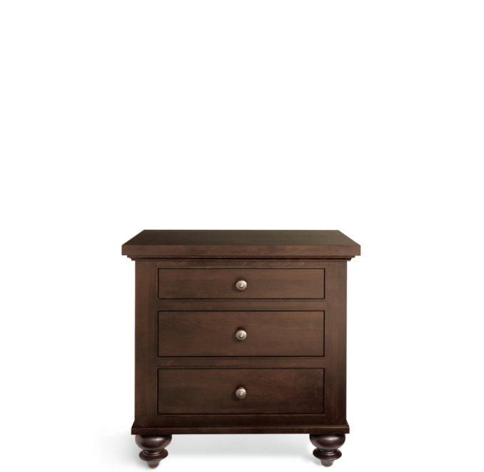 Camden 3-Drawer Nightstand (Set of 2 Closed)