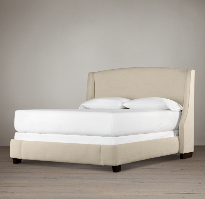 Warner Fabric Bed Without Footboard