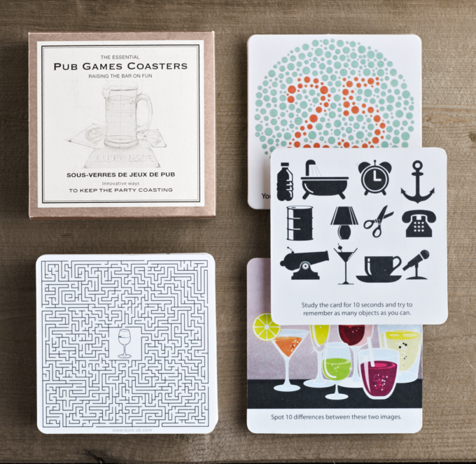 Pub Game Coasters