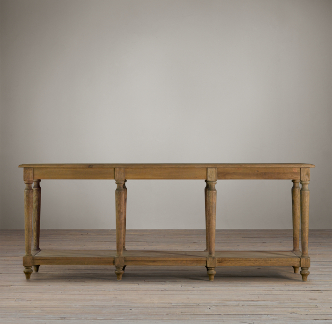 French Colonnade Console Tables