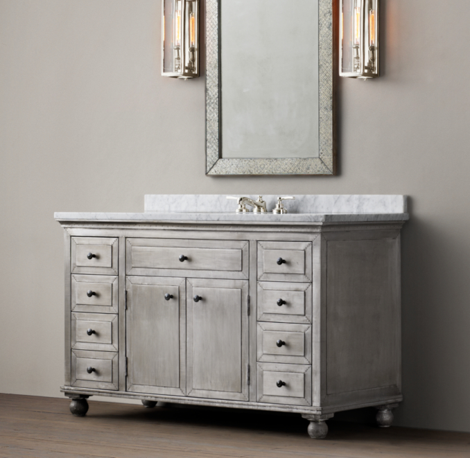 Light Zinc ExtraWide Single Vanity
