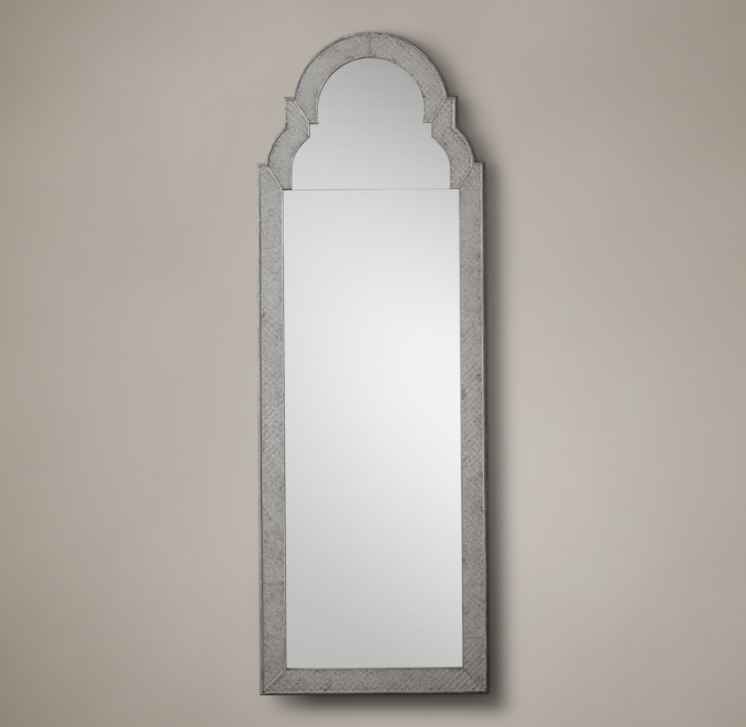 1710 English Baroque Leaner Mirror