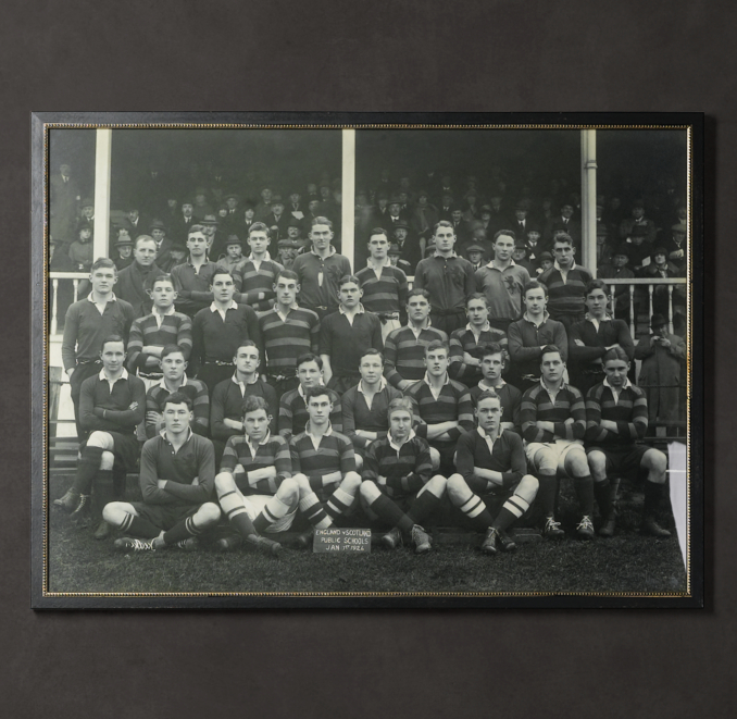 Vintage Sports Team Portrait, England v. Scotland Rugby, 1926
