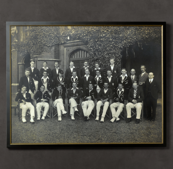 Vintage Sports Team Portrait, New Zealanders Cricket Team
