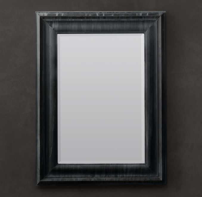 Baroque Weathered Zinc Mirror
