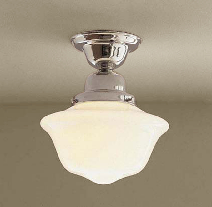 Schoolhouse Semi-Flushmount