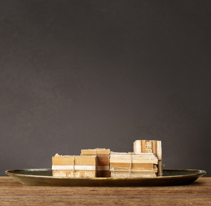 Hammered Brass Tray