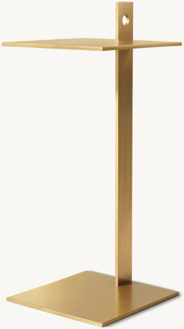 Shown in Brushed Brass.