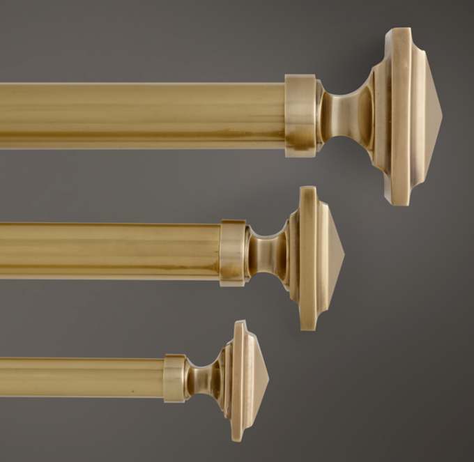 Shown in Antiqued Lacquered Brass.