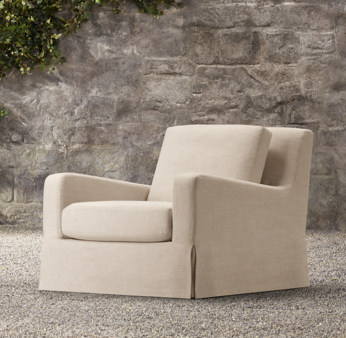 Belgian Slope Arm Outdoor Lounge Chair