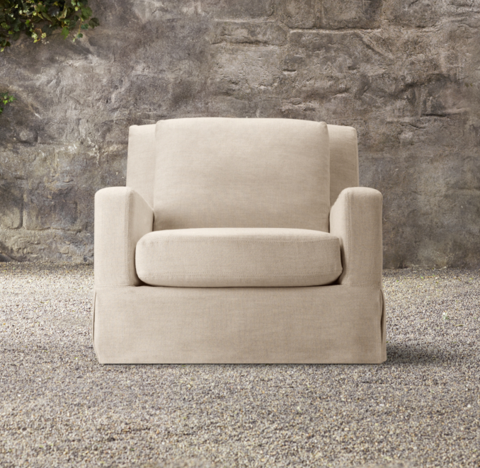Belgian Slope Arm Outdoor Lounge Chair