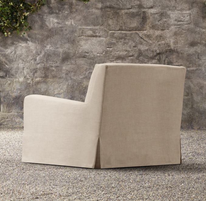 Belgian Slope Arm Outdoor Lounge Chair