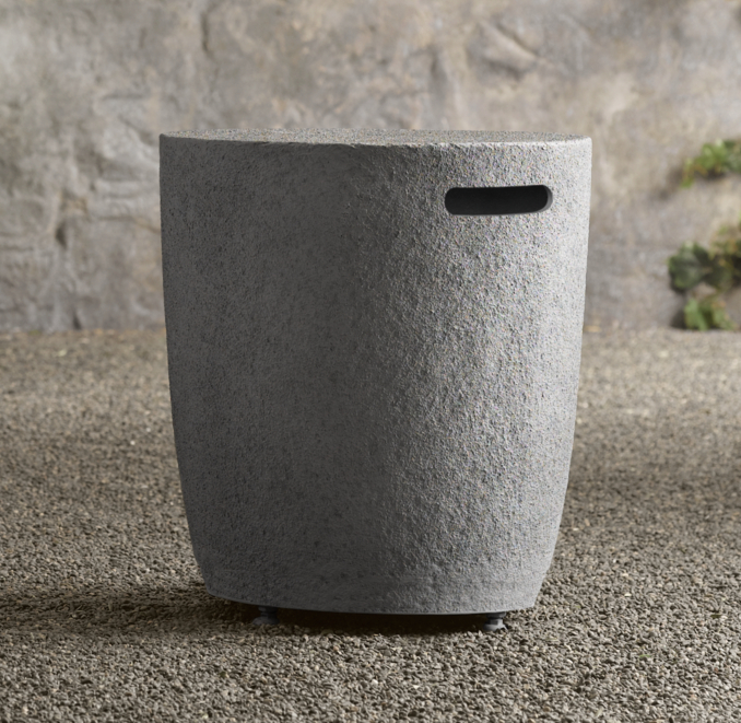 Lava Rock Propane Tank Cover