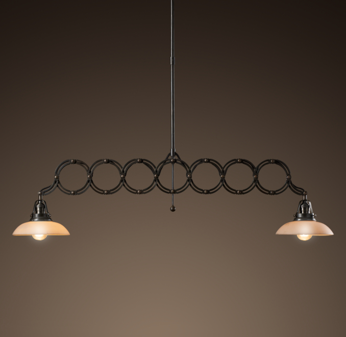 1950s Factory Scissor Pendant
