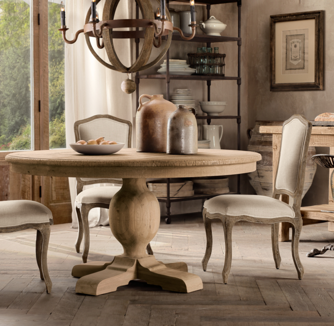 Wine Barrel 6-Arm Round Chandelier
