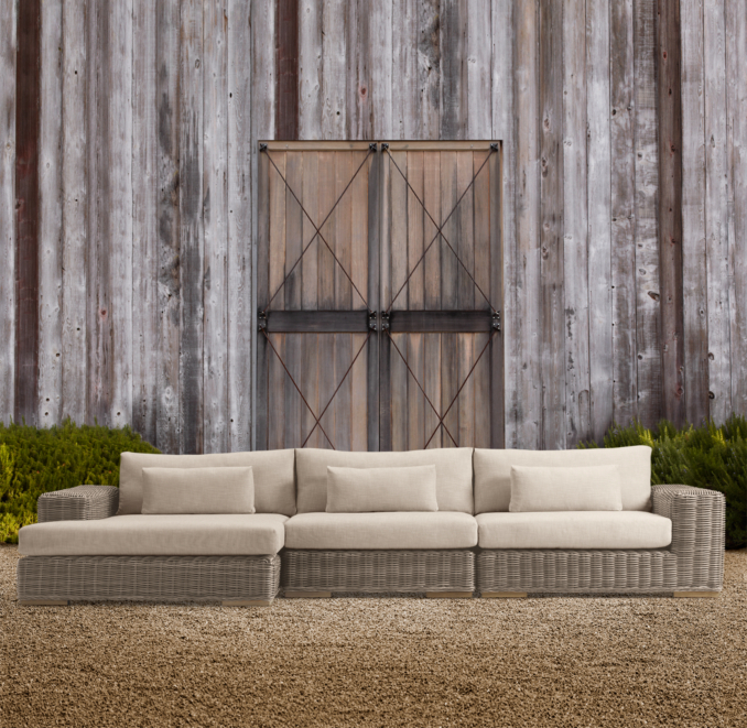 Majorca Luxe Left Arm Chaise Sectional