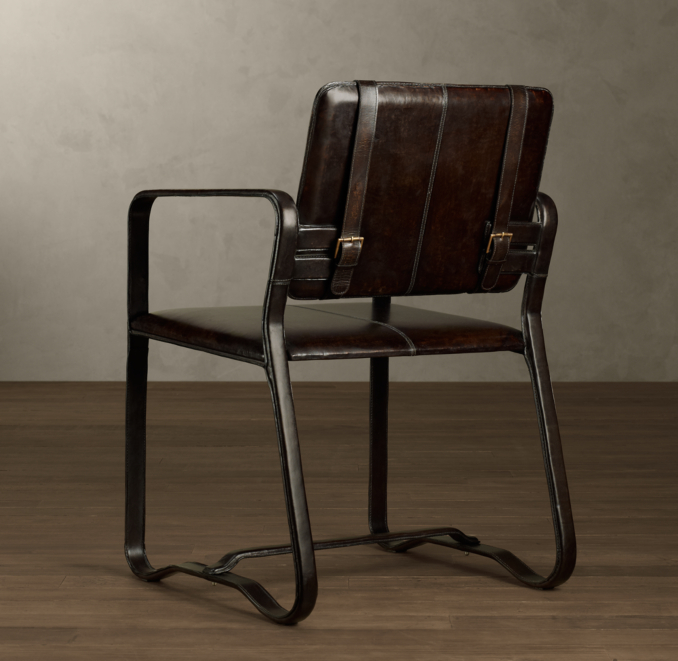 Buckle Chair Chocolate Brown