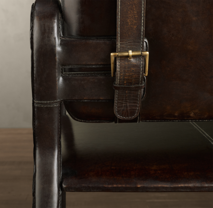 Buckle Chair Chocolate Brown