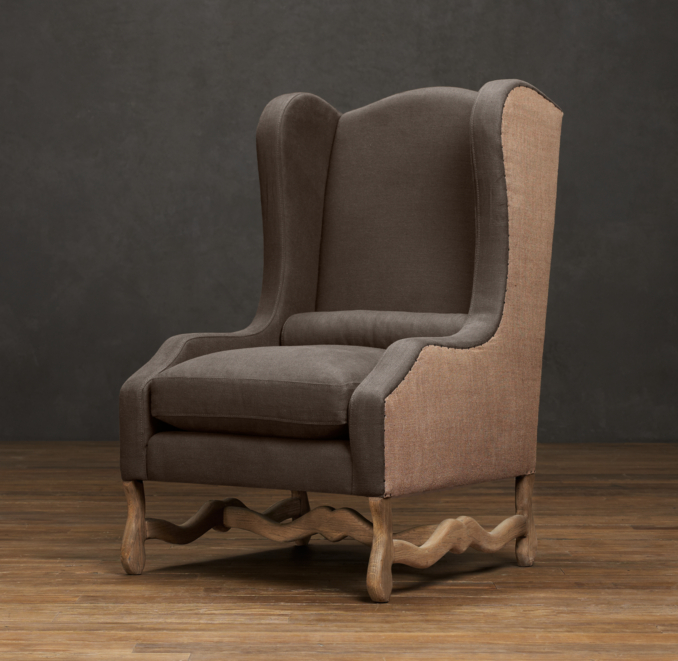 Os De Mouton Wing Chair