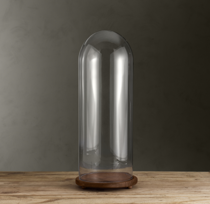 1920s French Glass Cloches