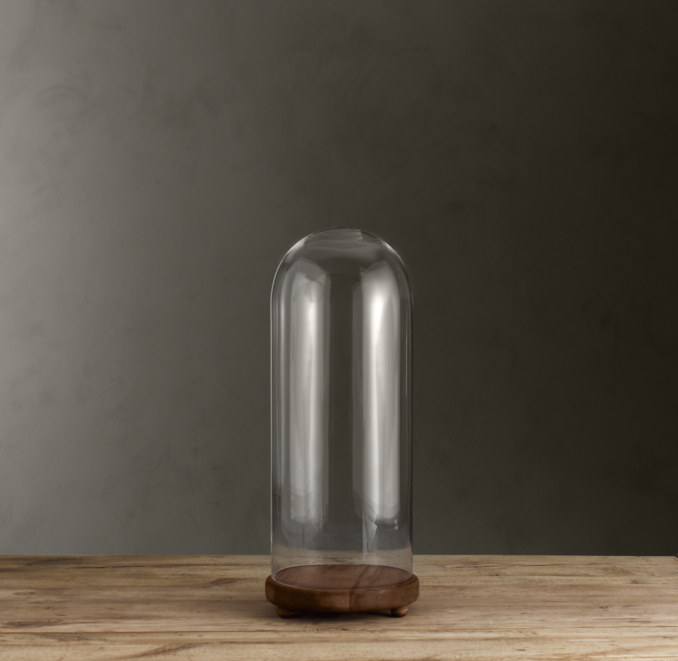 1920s French Glass Cloches