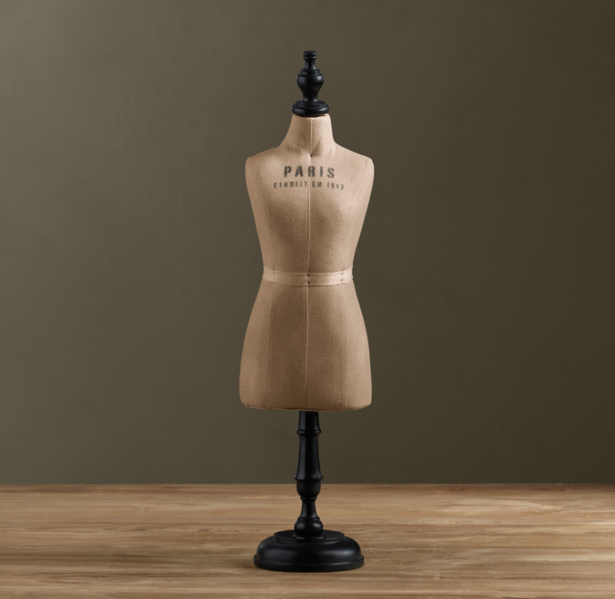 Petite Dressmaker's Form | Objets D'Art | Restoration Hardware