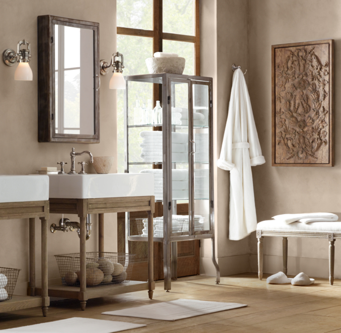 Hand-Carved Rococo Wood Panel Natural