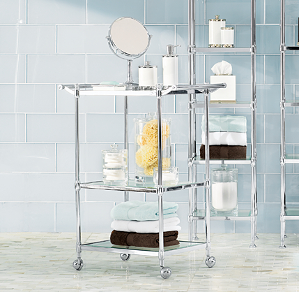 Newbury Rolling Bath Cart