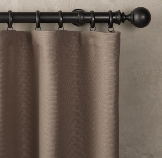 Basket Weave Linen Drapery