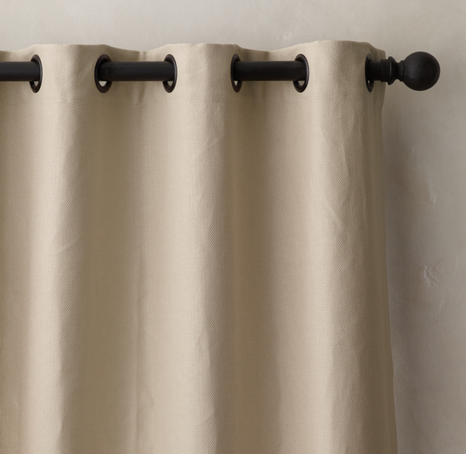 Basket Weave Linen Drapery