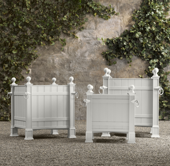 Versailles Panel Square Planters