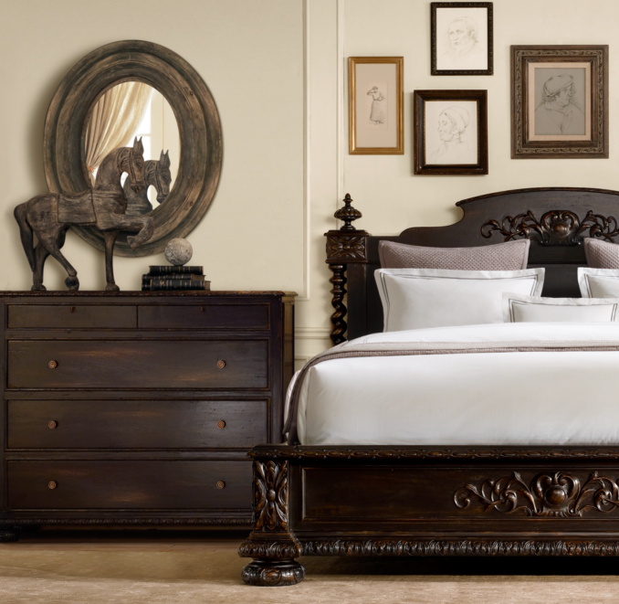 French Empire 5-Drawer Dresser