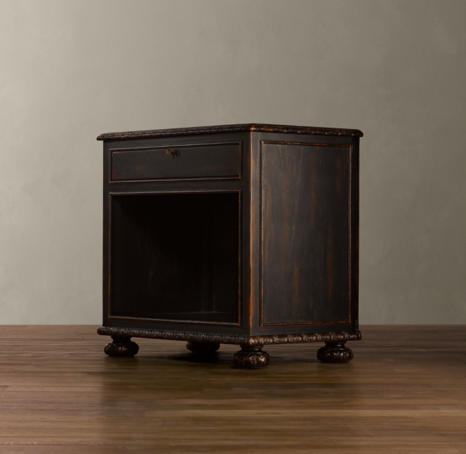 32" French Empire Open Nightstand