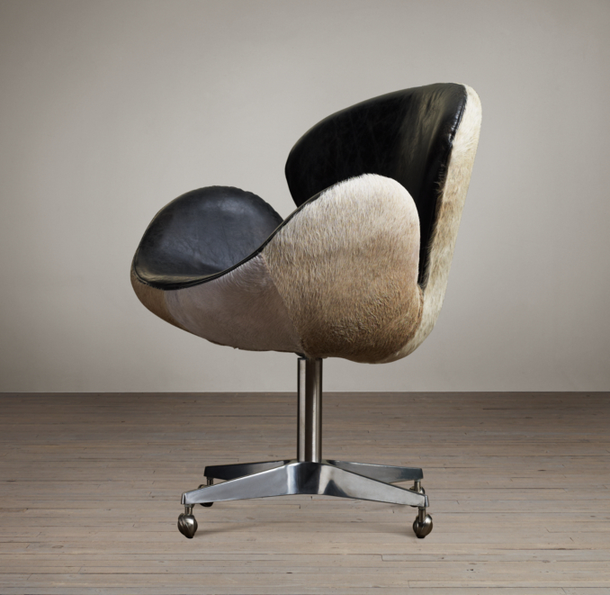 Devon Hair-on-Hide Back Chair